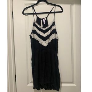 Black and White Romper